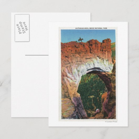 Uitzicht van de Victoriaans Arch Briefkaart (Voorkant / Achterkant)