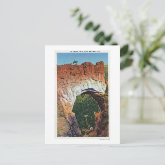 Uitzicht van de Victoriaans Arch Briefkaart (Staand voorkant)