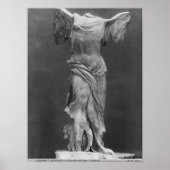 Uitzicht van de Victory Samothrace in het museum v Poster (Voorkant)
