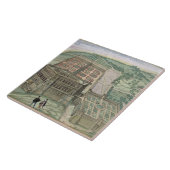 Uitzicht van de Villa Farnese en de tuinen, uit 'C Tegeltje (Zijkant)