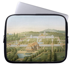Uitzicht van de villa van King Guillaume van Wurt Laptop Sleeve