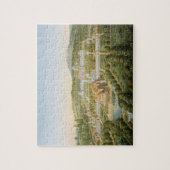 Uitzicht van de villa van King Guillaume van Wurt Legpuzzel (Verticaal)