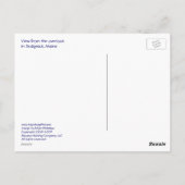 Uitzicht van de visie briefkaart (Achterkant)