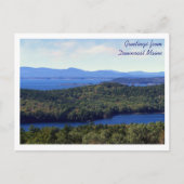 Uitzicht van de visie briefkaart (Voorkant)