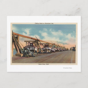 Uitzicht van de Vissende boten op de gemeentelijke Briefkaart