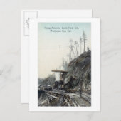 Uitzicht van de vliegmachine, South Fork Elk, CA Briefkaart (Voorkant / Achterkant)