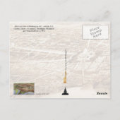 Uitzicht van de vogelgriep van Washington, D.C. (1 Briefkaart (Achterkant)