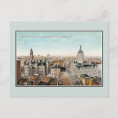  uitzicht van de vogelstand van de jaren 1900 Balt Briefkaart (Voorkant)