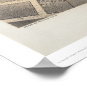 Uitzicht van de vogelstand van de stad Petaluma (1 Poster (Hoek)