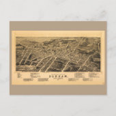 Uitzicht van de vogelstand van Durham, North Carol Briefkaart (Voorkant)