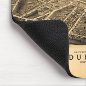 Uitzicht van de vogelstand van Durham, North Carol Muismat (Hoek)