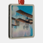 Uitzicht van de Voisin BiplaneFrankrijk Metalen Ornament (Rechts)