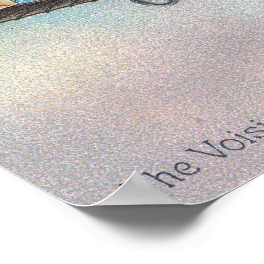 Uitzicht van de Voisin BiplaneFrankrijk Poster (Hoek)