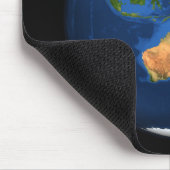 Uitzicht van de volledige Aarde met Indonesië, de  Muismat (Hoek)