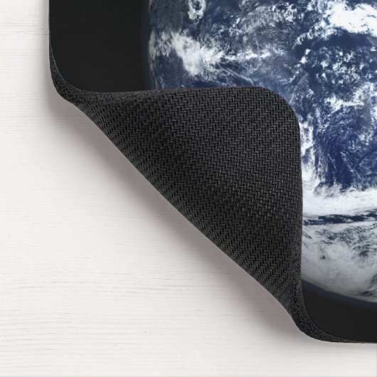 Uitzicht van de volledige aarde rond de Stille Oce Muismat (Hoek)