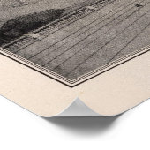 Uitzicht van de voorgestelde boorbodem poster (Hoek)