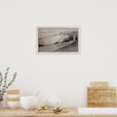 Uitzicht van de voorgestelde boorbodem poster (Keuken)