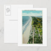 Uitzicht van de voorkant van de luchthaven briefkaart (Voorkant / Achterkant)