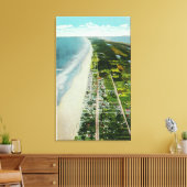 Uitzicht van de voorkant van de luchthaven canvas afdruk (Insitu (Woonkamer))