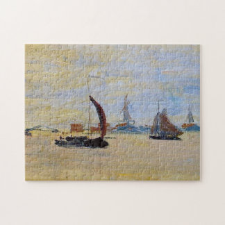 Uitzicht van de Voorzaan Monet Fine Art Legpuzzel