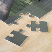 Uitzicht van de voorzijde van het huis (foto) legpuzzel (Zijkant)