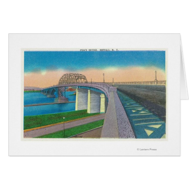 Uitzicht van de vredesbrug (Voorkant Horizontaal)