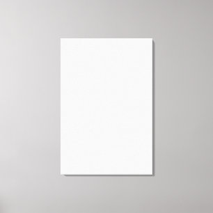 Uitzicht van de vrouw in Canoe Canvas Afdruk