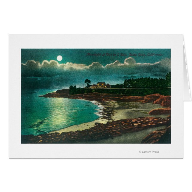 Uitzicht van de Vue de l'Eau-Santa Cruz, CA (Voorkant Horizontaal)