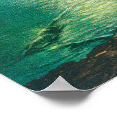 Uitzicht van de Vue de l'Eau-Santa Cruz, CA Poster (Hoek)