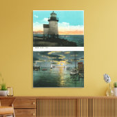 Uitzicht van de vuurtoren van Brant Point Canvas Afdruk (Insitu (Woonkamer))