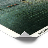 Uitzicht van de vuurtoren van Brant Point Poster (Hoek)