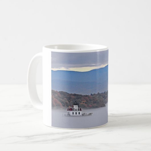 Uitzicht van de Vuurtoren van de Weide Esopus in Koffiemok (Voorkant links)