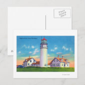 Uitzicht van de vuurtoren van het hoogland briefkaart (Voorkant / Achterkant)