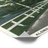 Uitzicht van de vuurtoren van het meer van ChamPla Poster (Hoek)