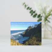 Uitzicht van de vuurtoren van het Noordhoofd, Wash Briefkaart (Staand voorkant)