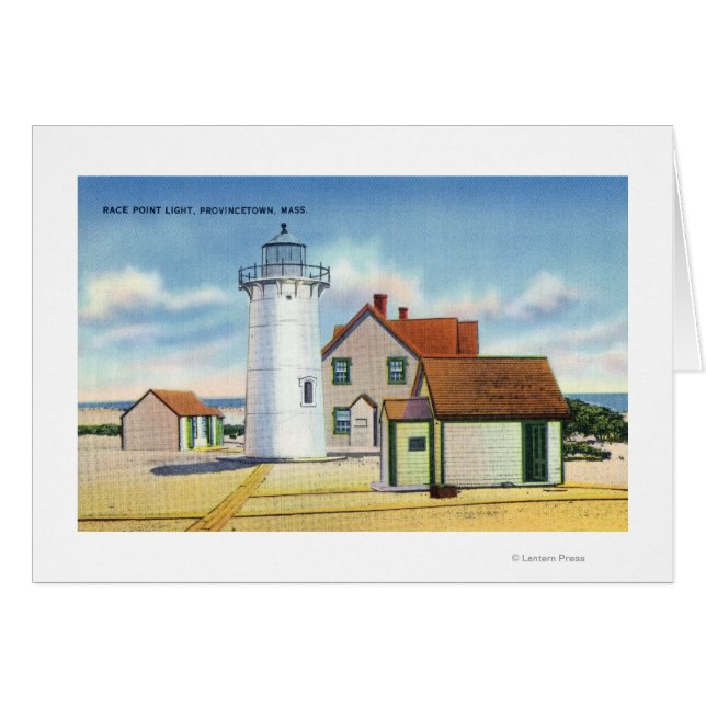 Uitzicht van de vuurtoren van het Race Point (Voorkant Horizontaal)