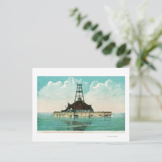 Uitzicht van de vuurtoren van het Wieg Twelfth Str Briefkaart (Staand voorkant)