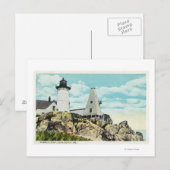 Uitzicht van de vuurtoren van New York Briefkaart (Voorkant / Achterkant)