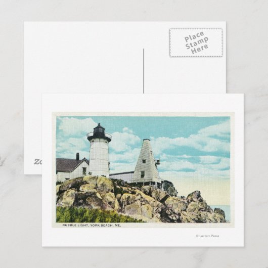 Uitzicht van de vuurtoren van New York Briefkaart (Voorkant / Achterkant)