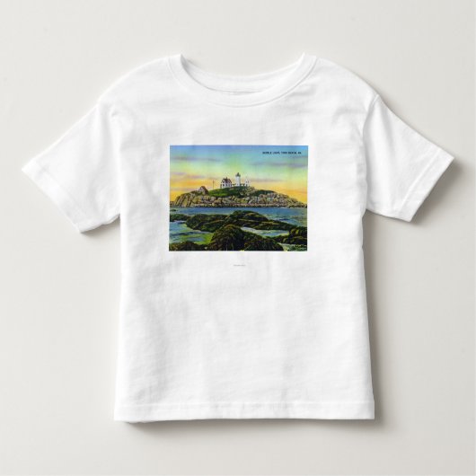 Uitzicht van de vuurtoren van New York Kinder Shirts (Voorkant)