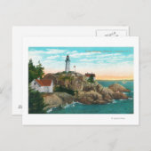 Uitzicht van de vuurtoren van Point Atkinson Briefkaart (Voorkant / Achterkant)