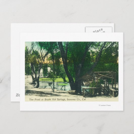 Uitzicht van de warmspuitplaat briefkaart (Voorkant / Achterkant)