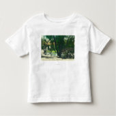 Uitzicht van de warmspuitplaat kinder shirts (Voorkant)