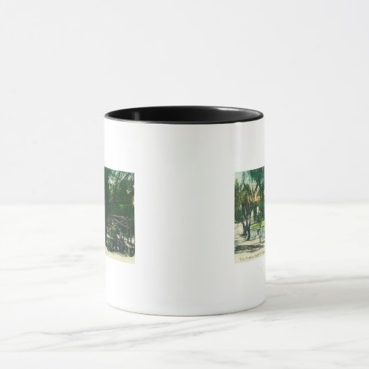 Uitzicht van de warmspuitplaat mok (Midden)