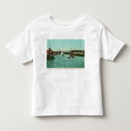 Uitzicht van de Water FrontRedwood City, CA Kinder Shirts (Voorkant)