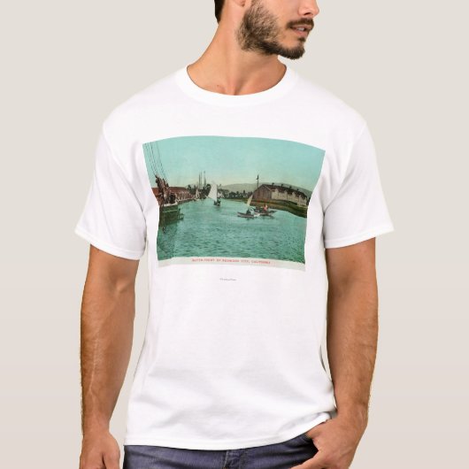 Uitzicht van de Water FrontRedwood City, CA T-shirt (Voorkant)