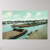 Uitzicht van de Waterfront 3 Poster (Voorkant)