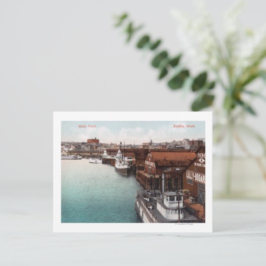 Uitzicht van de Waterfront Briefkaart (Staand voorkant)