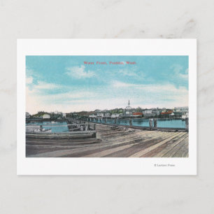 Uitzicht van de Waterfront Briefkaart