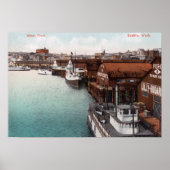 Uitzicht van de Waterfront Poster (Voorkant)